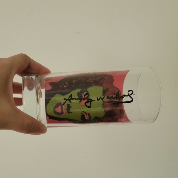 Vintage Pop Art Andy Warhol Marilyn Monroe Highball Beverage Glass...RAR… - Picture 2 of 2